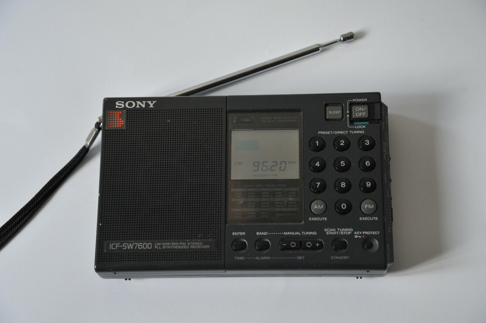 Sony ICF-SW7600 Multi BAND FM SW Radio for RESTORATION Japan Made