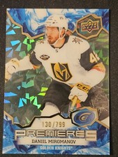 21-22 UD Ice Daniil Miromanov Rookie Premieres #/799 🚨🚨🚨 Vegas Golden Knights