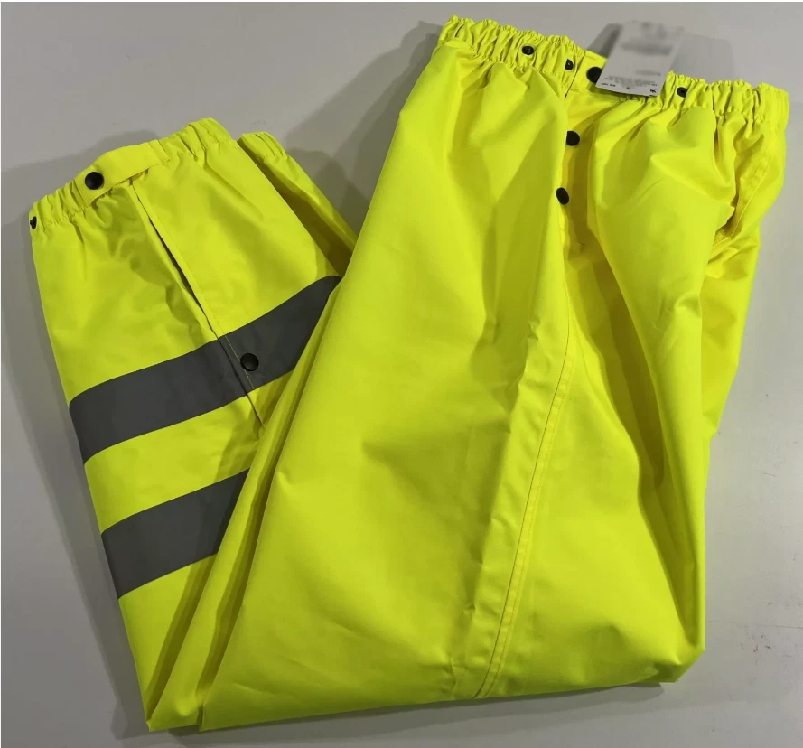 XL LONG SPIEWAK S1756V WATERPROOF VIZGUARD RAIN PANTS HIGH VIS YELLOW XL LONG
