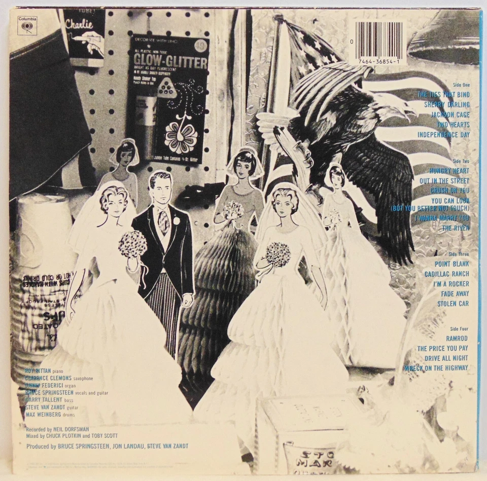 Bruce Springsteen - The River - 1980 Columbia PC2 36854 2x Rock Vinyl LP VG+ - Image 2 of 4