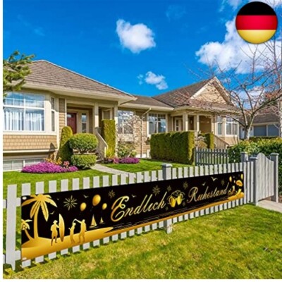Endlich Ruhestand Girlande Banner Rente Banner Endlich Rentnerin Girlande Ruhestand Deko Für Renter Party Rentnerin Abschiedsfeier Pension Senior Privatmann