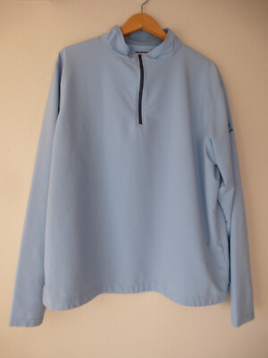 Peter Millar Crown Sport Jacket Mens XL 1/2 Zip Golf Windbreaker Sun Valley Logo