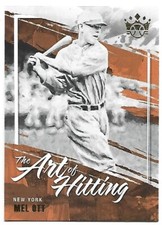 Mel Ott The Art of Hitting 2022 Panini Diamond Kings # AH-5 Insert Giants
