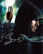 ACTOR STEPHEN AMELL SIGNED 'ARROW' 8x10 INCH PHOTO W/COA TMNT OLIVER QUEEN