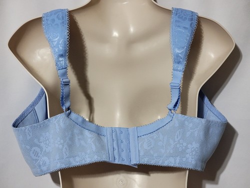 Playtex Bra 18 Hour Ultimate Shoulder Comfort Wirefree Women's 42B 4693 Zen Blue - Picture 2 of 3