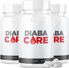  3 Pack Diaba Core Blood Sugar Supplement Diaba Core 180 Capsules