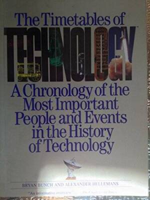 The Timetables of Technology: A Chronology of the Most Important Peo - VERY GOOD