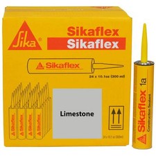 Sikaflex 1A Polyurethane Sealant, 10.1 fl oz, 24 Pack Full Case , LIMESTONE