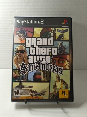 Grand Theft Auto: San Andreas (Sony PlayStation 2, 2004)  *DAMAGED DISC, NO MAP*