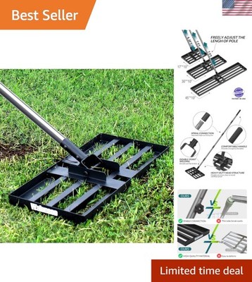 Lawn Leveling Rake, Levelawn Tool, Heavy Duty Effort Saving Lawn Level Tool, ...
