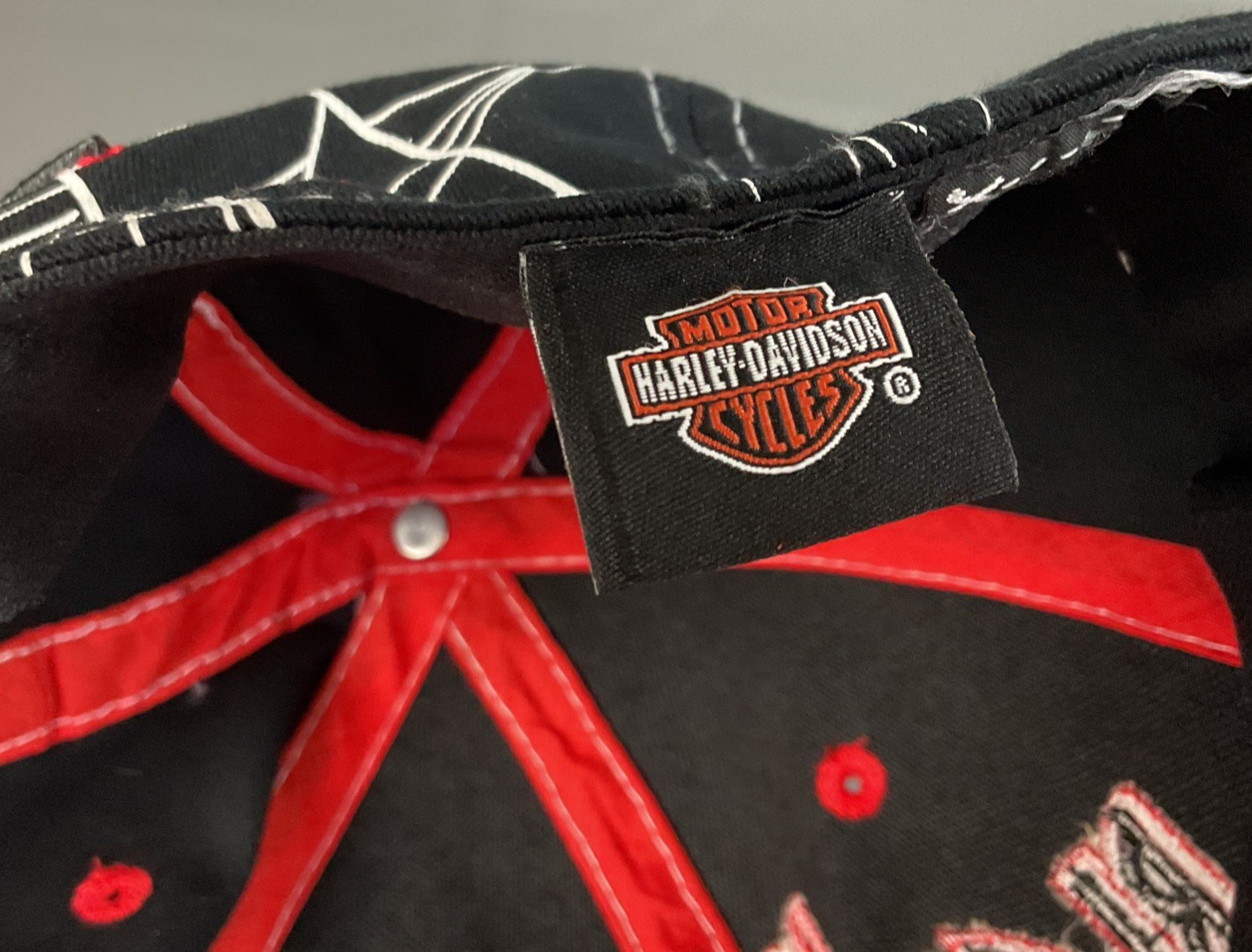 Y2K Grail Harley Davidson One Size Fits All Hat Bert’s Florida Harley