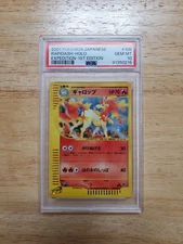 Pokemon PSA 10 GEM MINT 2001 Rapidash 1st Edition Japanese Expedition Holo Card