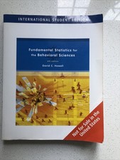 Fundamental Statistics for the Behavioral Sciences,David C. Ho ,.9780495099017