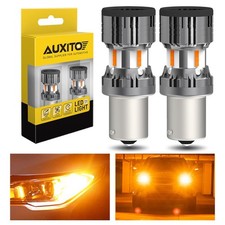 AUXITO BAU15S 32.5W PY21W Yellow Amber LED Rear Turn Signal Light Bulb CANBUS H