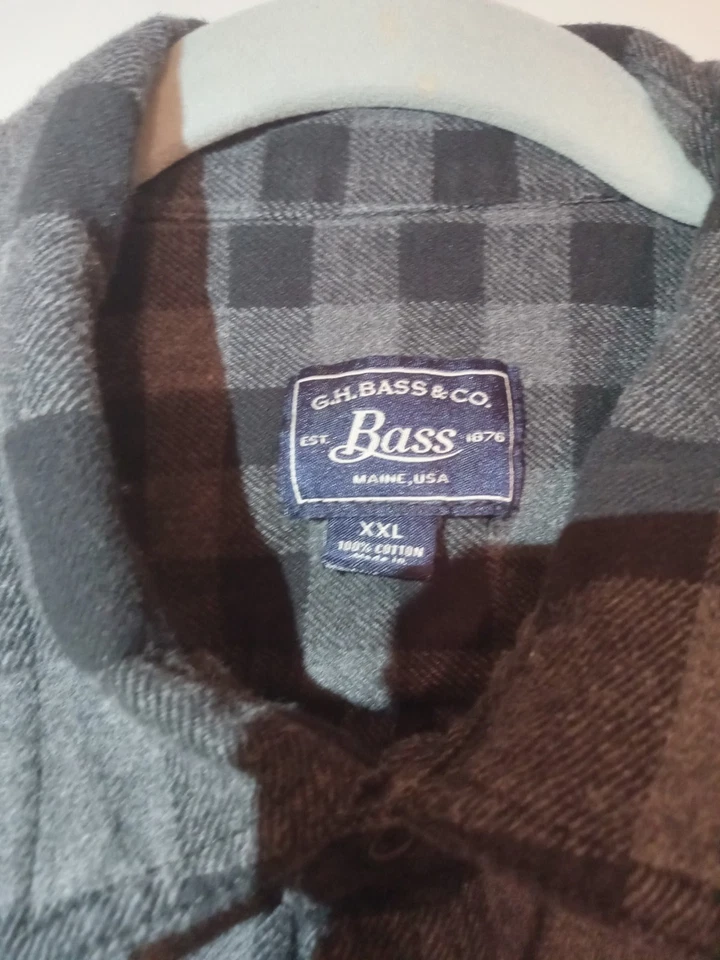 G H Bass and Co Flannel Men’s Size 2XL - Image 2 of 4