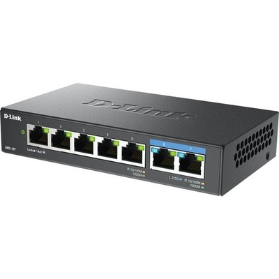 D-Link DMS-107/E Multi-Gigabit Unmanaged Switch HUB/Switch