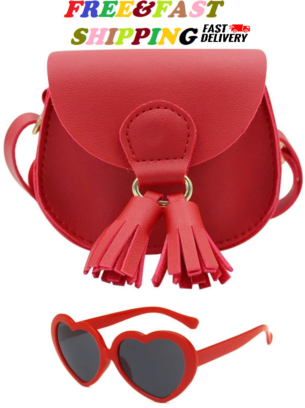 Little Girls Purse Toddler Girl Kid Purses for Little Girls (Red Small)