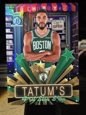 2025-26 Bowman Chrome Jayson Tatum Hobby Stars Purple Refractor 001/250 #BOOKEND