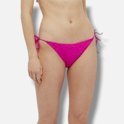 Versace Women's Pink Greca Bikini Bottom Size 2