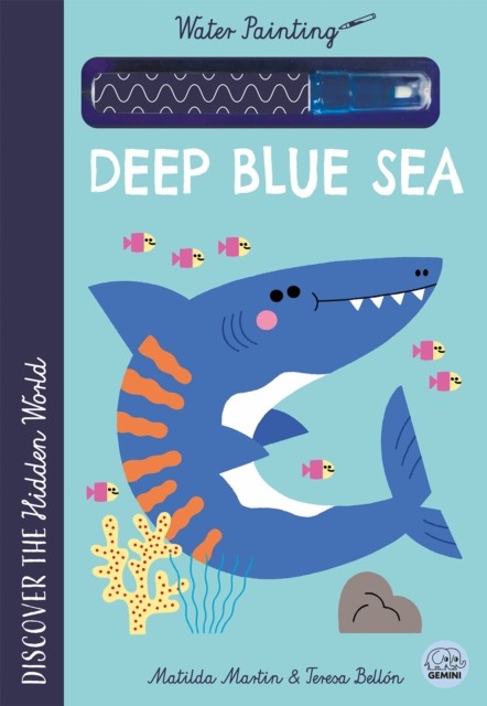 Hidden World - Water Painting Deep Blue Sea by Matilda Martin (Spiral bound)