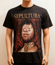 NWT  SEPULTURA ROOTS T SHIRT, Heavy Cotton T-shirt, Size S to 5XL