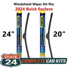 Rain-X Longitude Windshield Wiper Kit fits: 2024 Buick Enclave (24" & 20")