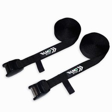 Premium 'No Scratch' Silicone Buckle Surf or SUP 15' Tie Down Straps for Surf...