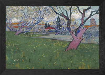 Van Gogh Obstgärten in Arles gerahmtes Wandbild Poster Leinwanddruck Bild