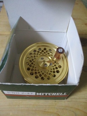 MITCHELL ミッチェル D-7433 Mitchell D-7433 Gold Fly Reel Classic Lightweight Trout Fishing