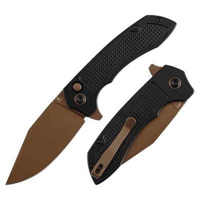 B1036F1 Tenable Entity Folding Knife 14C28N Steel Blade Black Aluminum Handle Bu