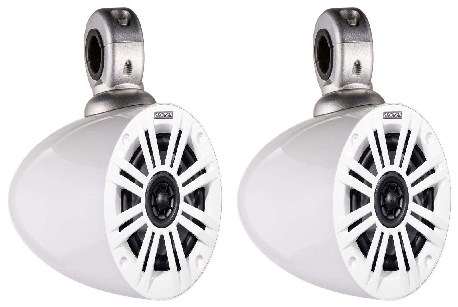 Пара динамиков Kicker 45KM42 оснащенных защитой от атмосферных воздействий мощностью 150 Вт на перекладине 4 квадроцикла UTVCART 43190₽