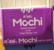 Royal Family Salted Caramel Mochi Soft & Chewy 12 x 120g Box BC6376
