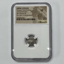 Greek Thracian Chersonesus 4th C BC AR Hemidrachm Lion NGC