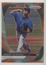 2020 Panini Prizm Tier II Mega Box Cosmic Haze Prizm Adbert Alzolay #101 ib6