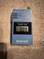 Showa Sokki MODEL1332B Digital Display Vibrometer