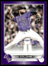 Alex Colome 2022 Topps Update #US325 Rockies Insert ? SEE SCAN! FREE SHIPPING