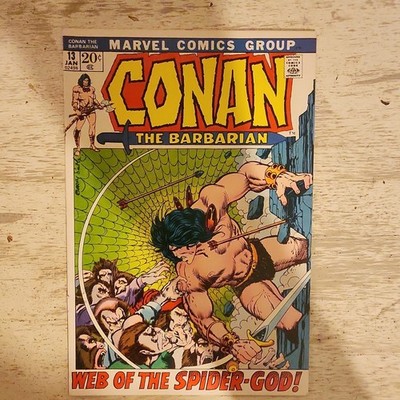 Conan the Barbarian #13 (Marvel Comics 1972) Web of the Spider-God  5.0 