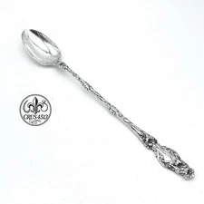 Gorham Manufacturing Co. Lily Patter Sterling Silver Long Handle Spoon