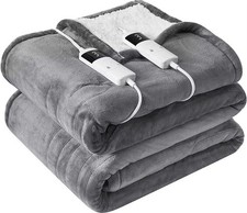 Electric Heated Blanket   Fast Heating,Super Soft,3 Heat Settings,Auto Shut-Off