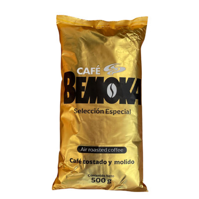 Bemoka Colombian Ground Coffee Medium Roast 500g 100% Arabica Fresh Roasted