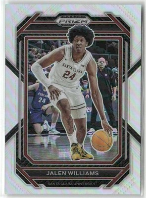 Jalen Williams 2023-24 Panini Prizm Draft Picks Silver Santa Clara Broncos #88