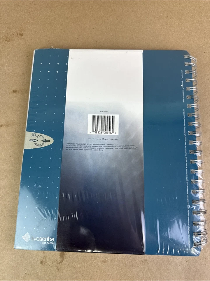 Pulse Livescribe Dot Paper College-Ruled Notebook 1 - 150 Sheets - 3 Subject - Image 2 of 2