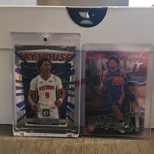 2024 Panini Rookie Card Lot Ausar Thompson Cade Cunningham Pistons