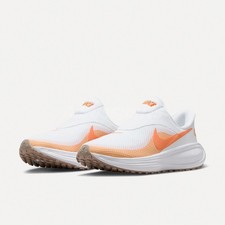 Nike Wmns Revolution 8 EasyOn White Orange Women Road Running Shoes HQ2415-101