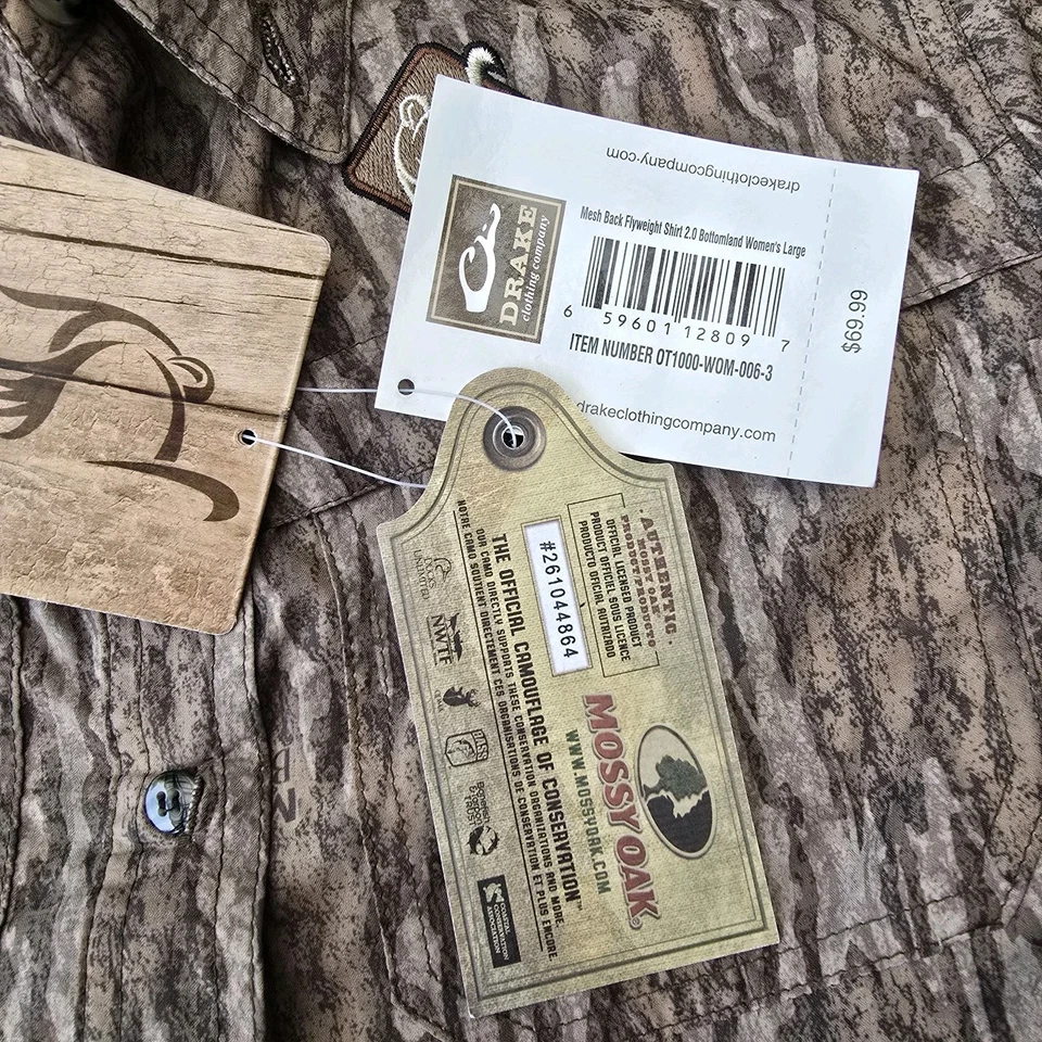 DRAKE WATERFOWL OL' TOM WOMEN'S MESH BACK FLYWEIGHT SHIRT 2.0 WITH SPINE PAD - Image 4 of 4