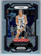2024 Panini Prizm Monopoly WNBA Maddy Siegrist Silver Prizms #59