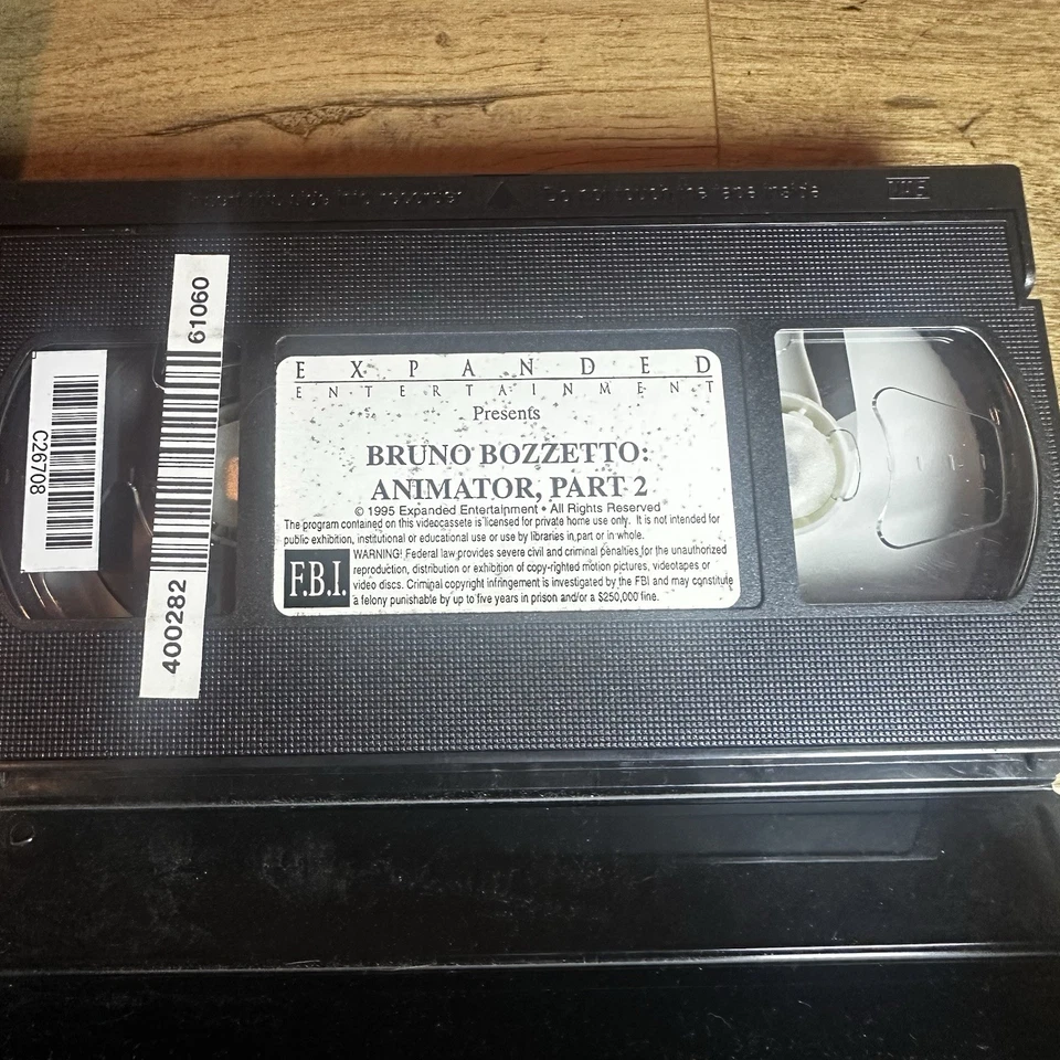 Bruno Bozzetto's Movie Lot The Best Of And Animator Part 2 - VHS Animation RARE - Image 4 of 4