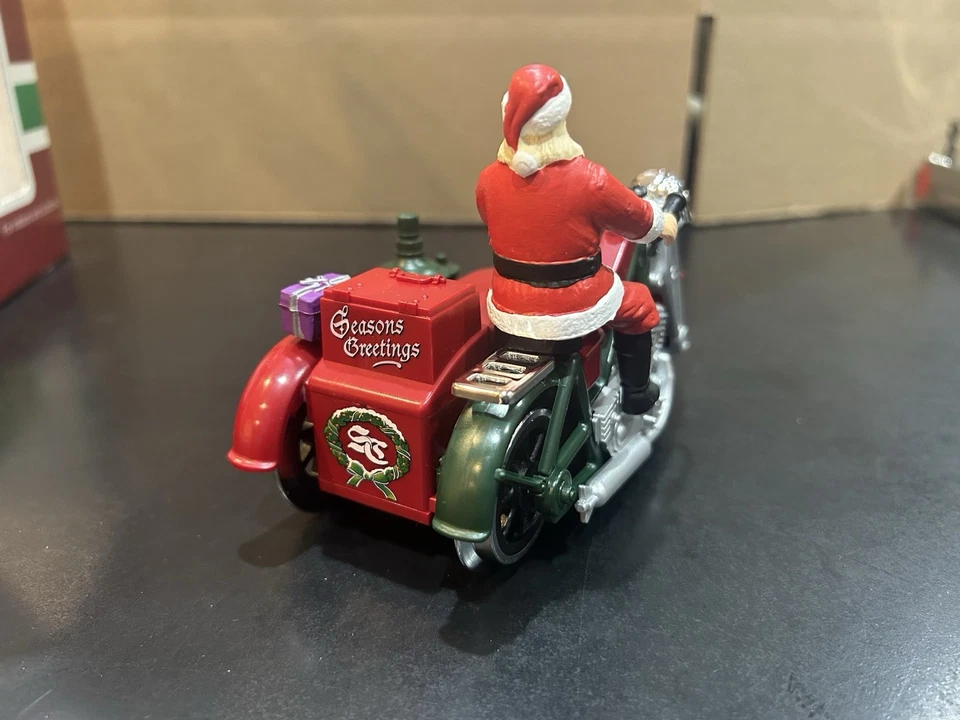 LGB 21030 Christmas Santa Motorcycle (motorized), G-SCALE, C7/Ex, With Tree. - Image 4 of 4