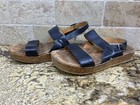 Marineblaue Korks Damen-Sandalen Größe 6M