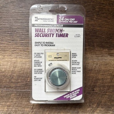 Intermatic Programmable Electronic Wall Switch Security Timer Model EJ341C